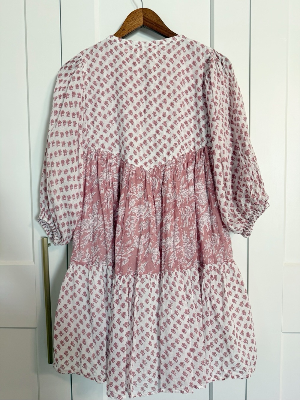 Daughters of India Nora Mini Dress Cotton Voile Women’s M *Read - Picture 8 of 10